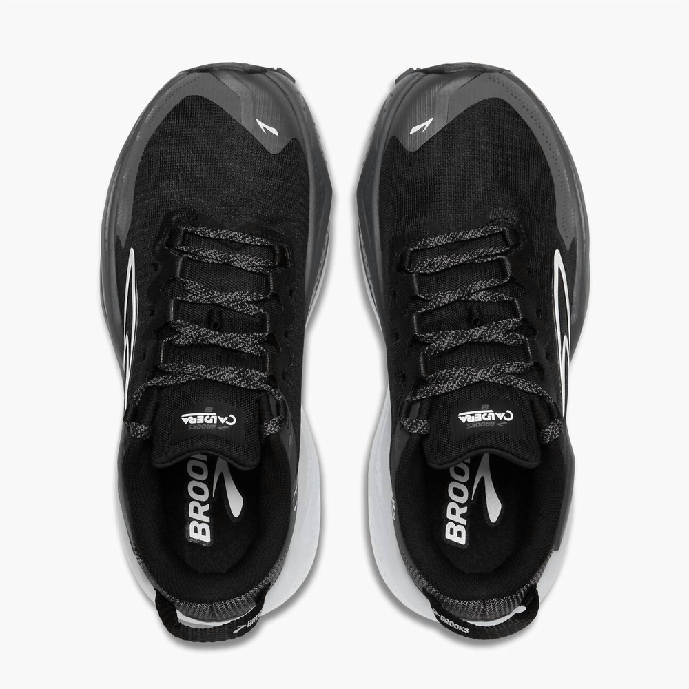 Brooks Caldera 8 Mens Size 8.5 Trail Running Shoes Black/White Hiking NEW - Picture 4 of 5